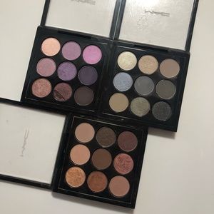 3x Mac x9 palettes